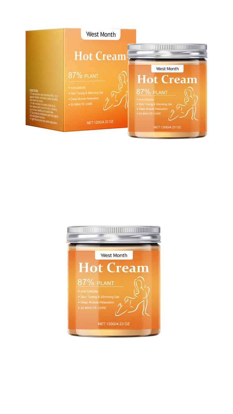 One Hot Cream box and jar
