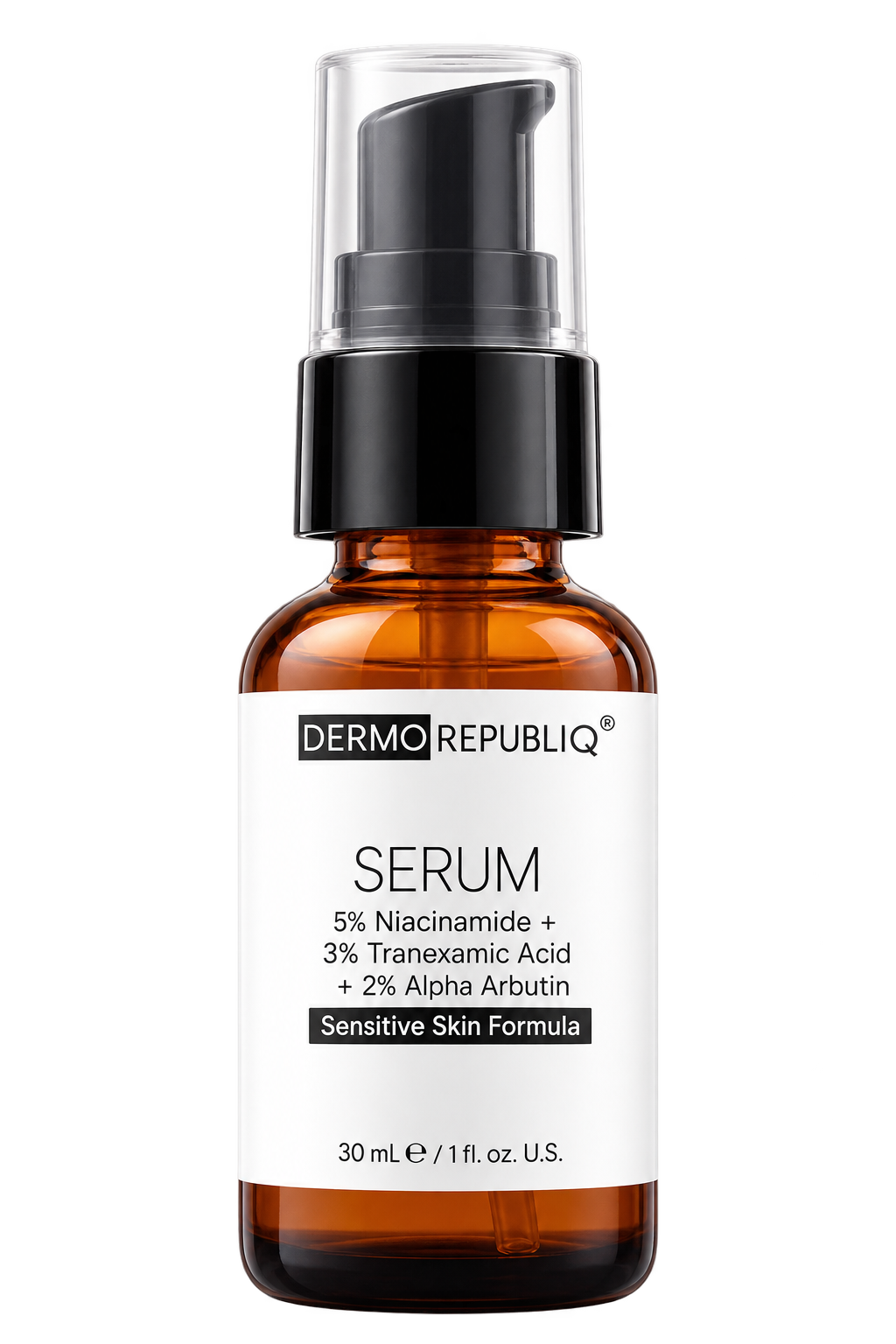 DERMOREPUBLIQ serum: 5% Niacinamide, 3% Tranexamic Acid, 2% Alpha Arbutin, 30 mL