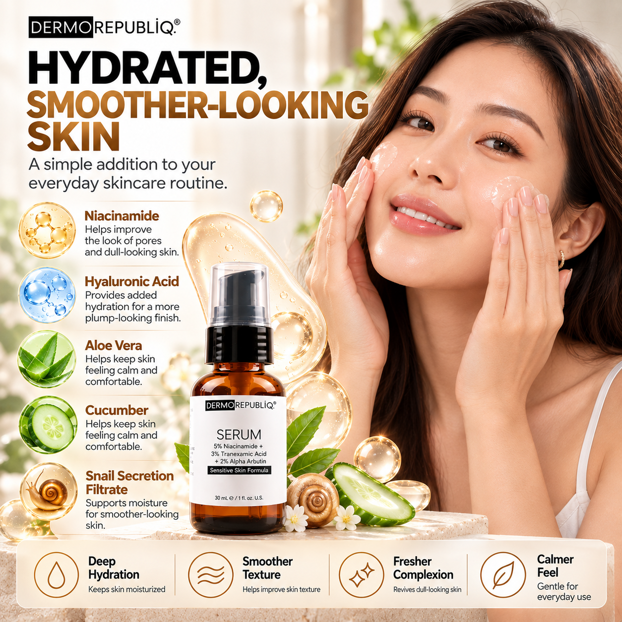 DERMOREPUBLIQ serum skincare details