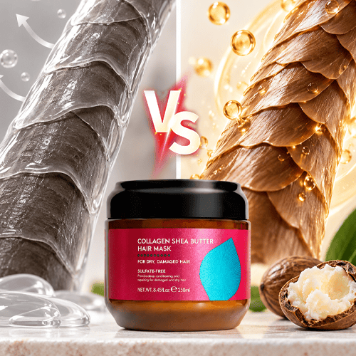 Collagen Shea Butter Hair Mask helps improve hair feel from the inside