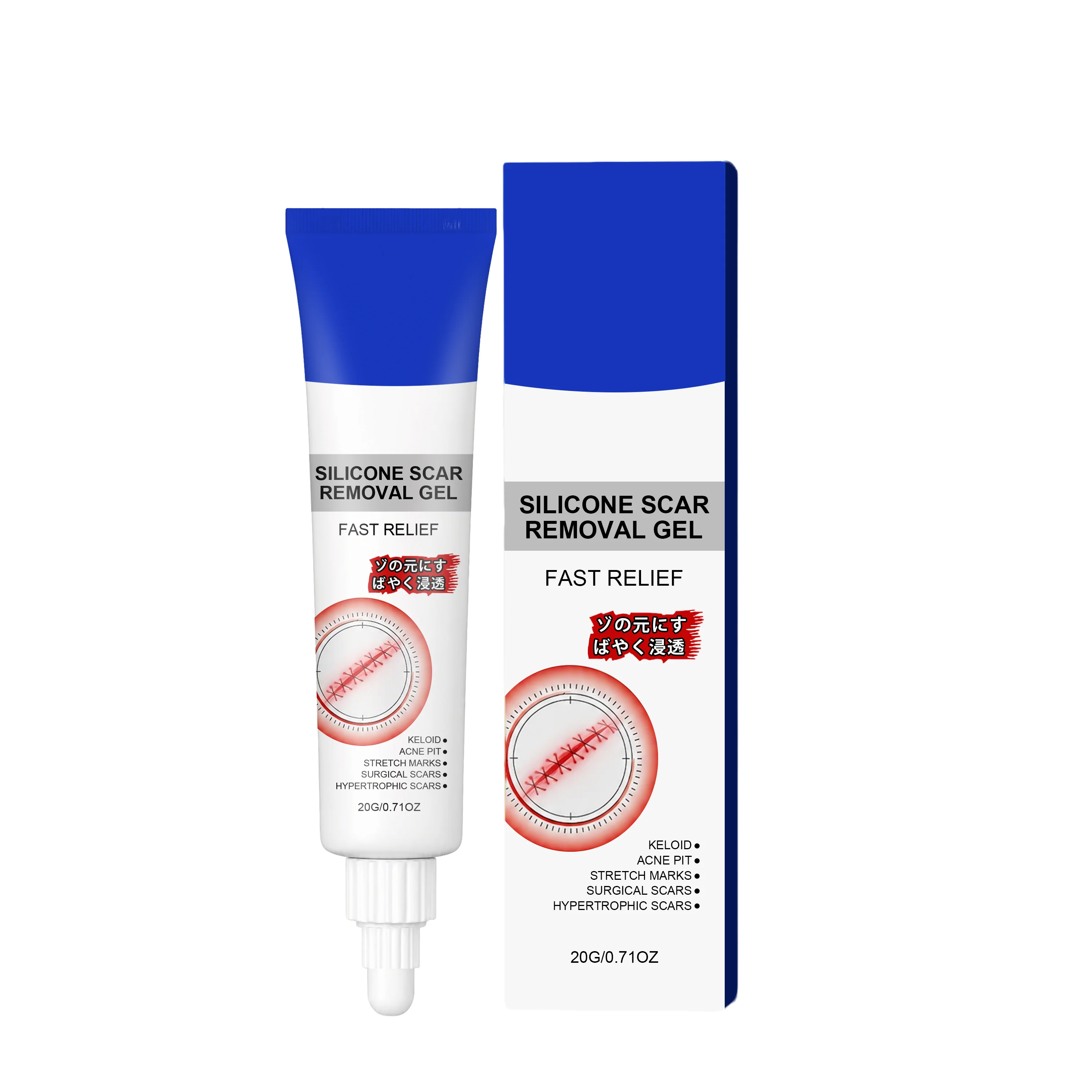 Gel de silicona para cicatrices