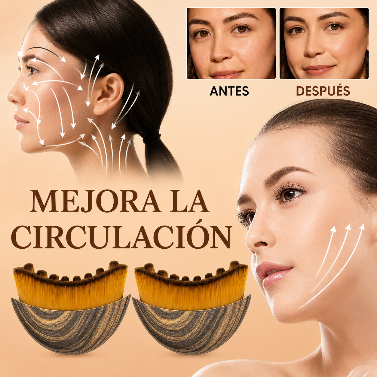 Cepillo reafirmante facial
