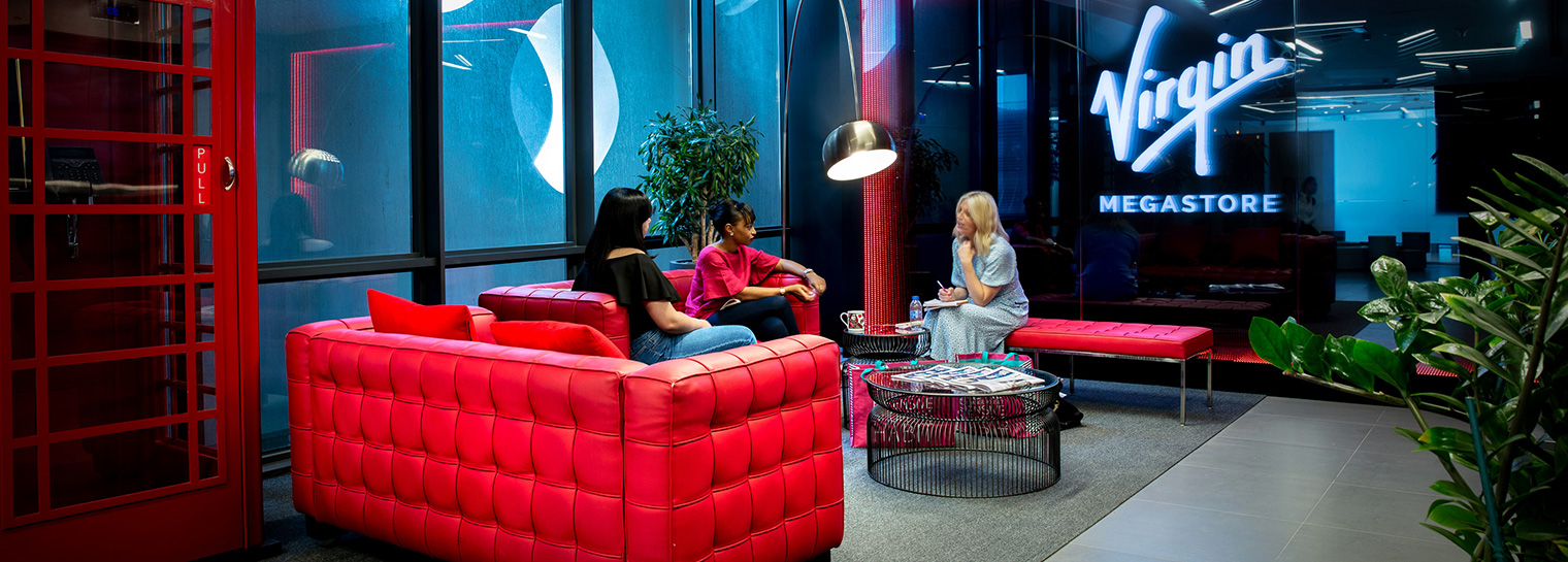 Virgin Megastore store interior