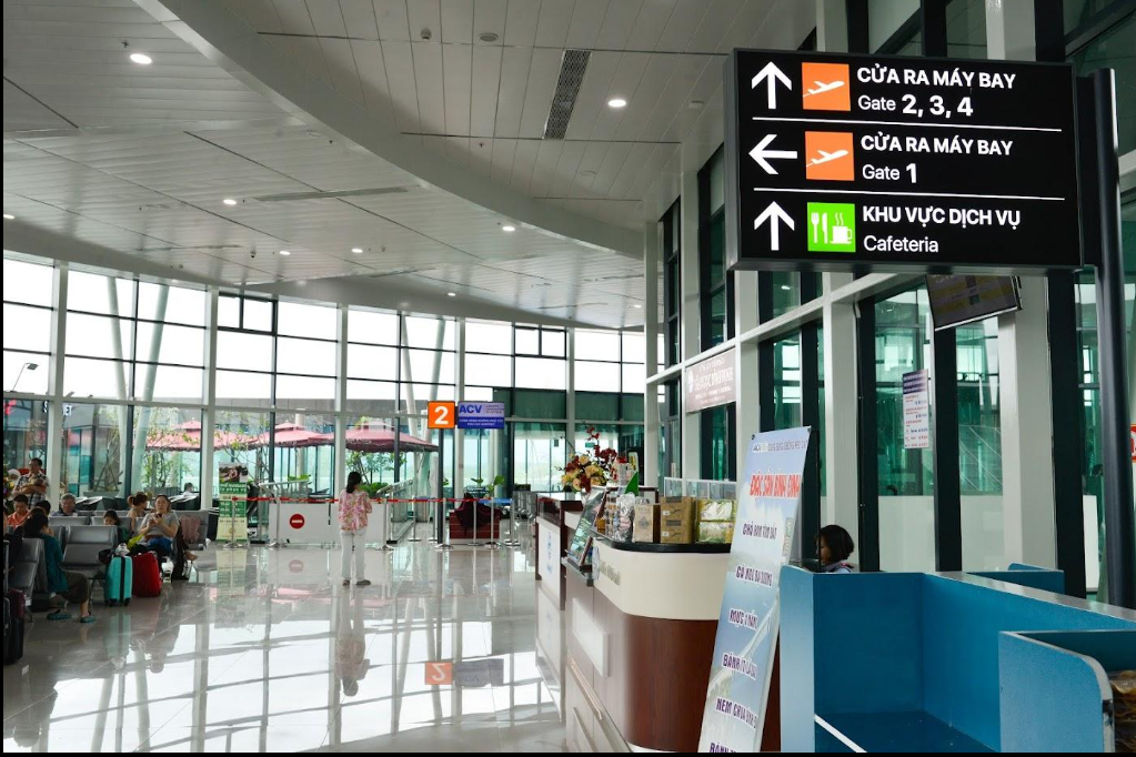 Hạ tầng khu vực sảnh chờ san bay phù cát