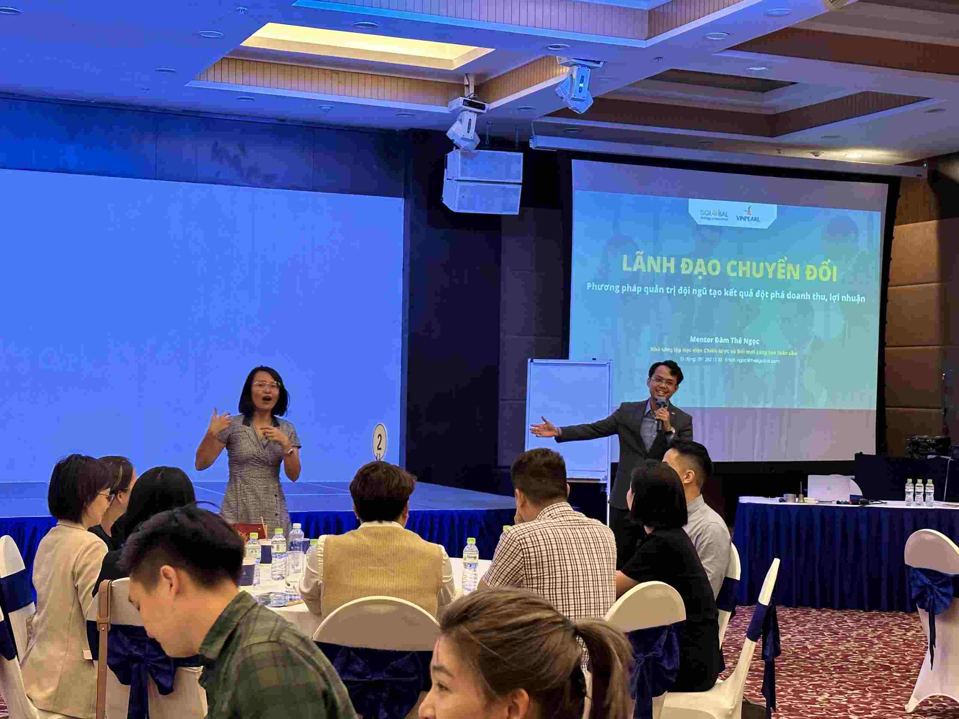 Ảnh đào tạo quản lý kinh doanh của Vinpearl