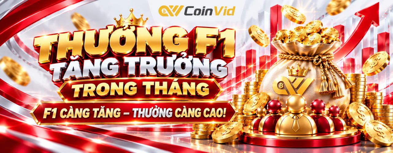 THƯỞNG F1 TĂNG TRƯỞNG TRONG THÁNG