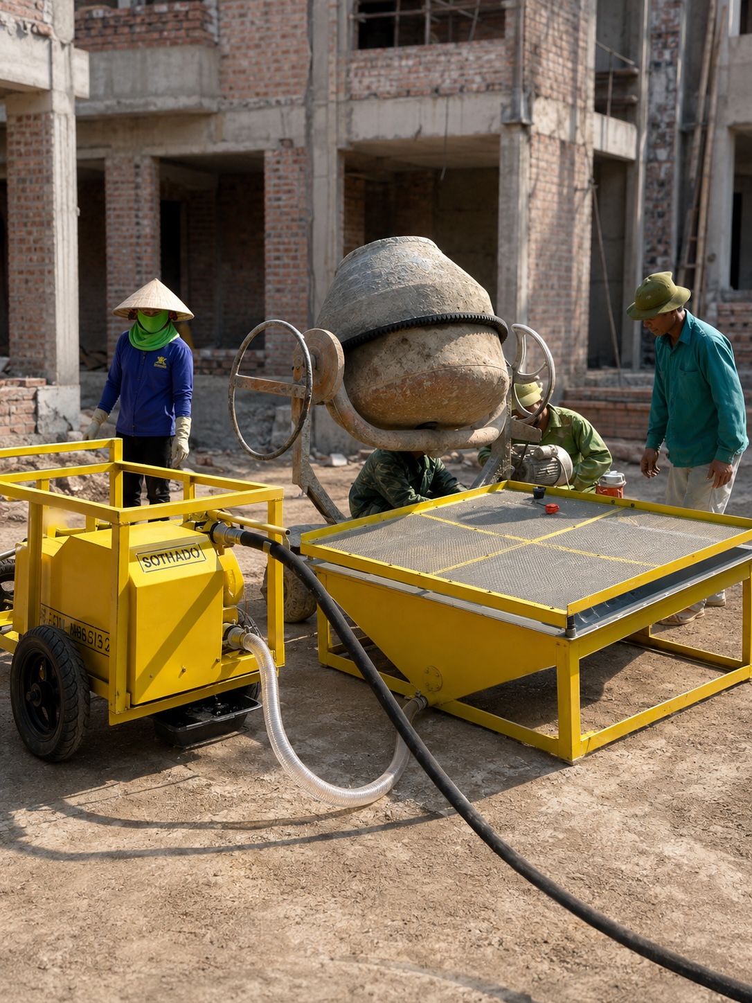 Máy phun vữa SOTHADO 11