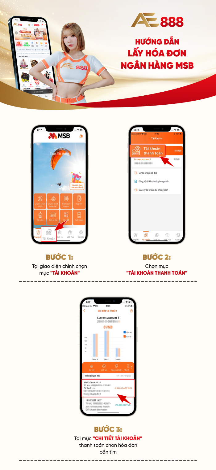 Lấy hóa đơn MSB PC