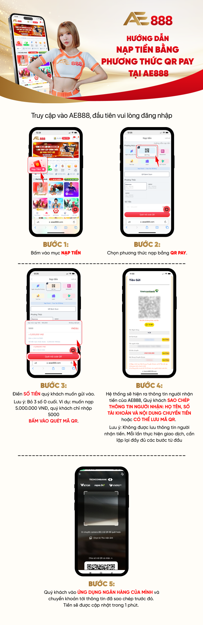 Nạp tiền QR Mobile