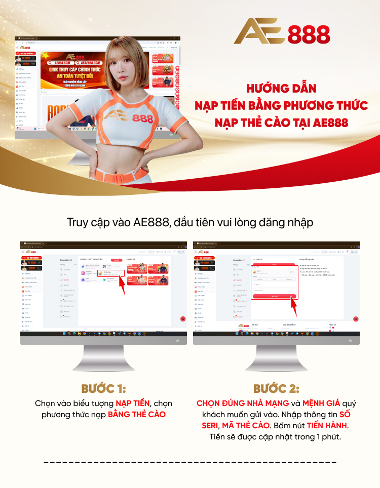 Nạp tiền thẻ cào PC