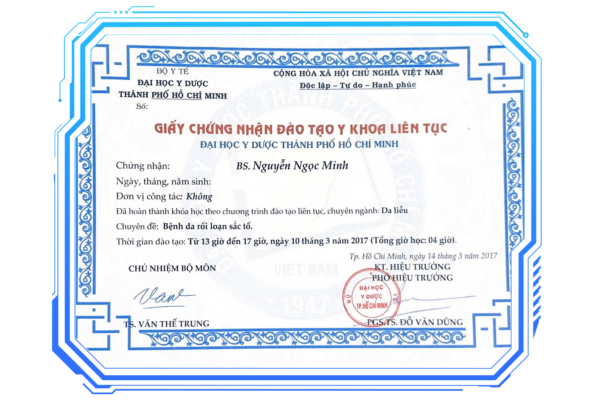 Đào tạo y khoa liên tục – Bệnh da rối loạn sắc tố – Nguyễn Ngọc Minh