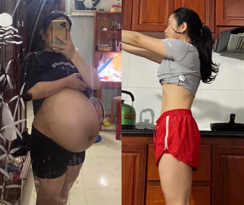 Chị Thảo trước và sau
