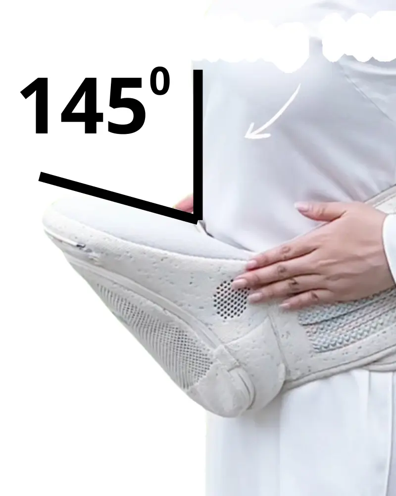 Góc ngồi 145 độ
