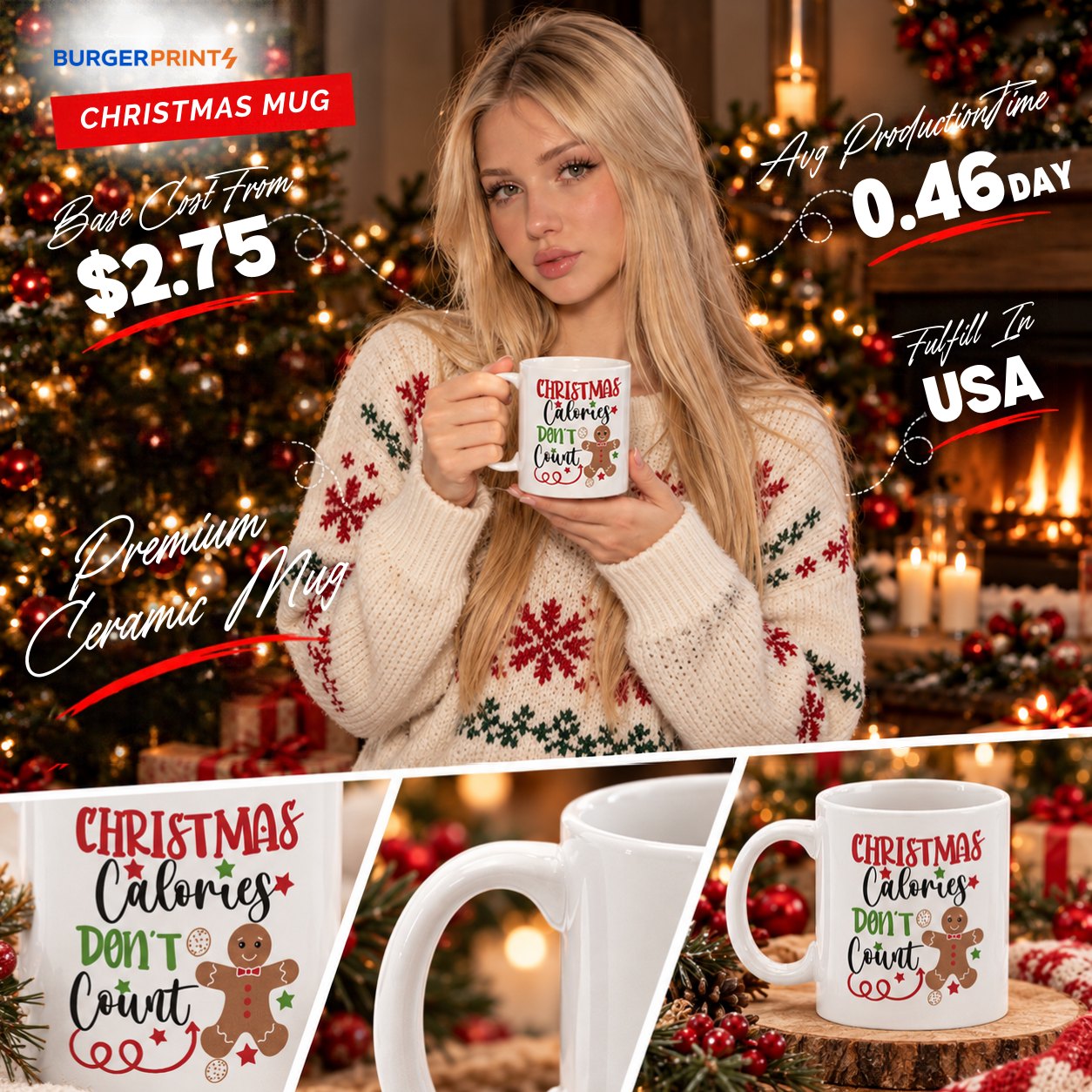 Ceramic Mug 11oz Full Bleed