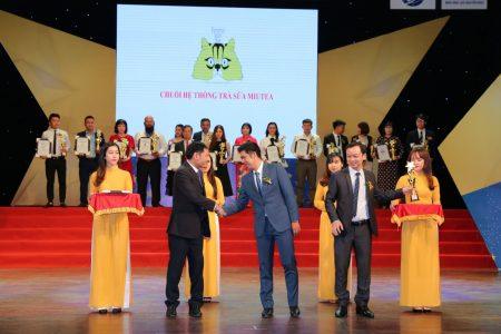 Chuoi MIUTEA nhan giai thuong thuong hieu