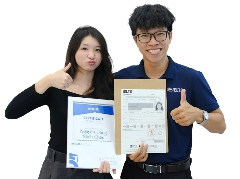 Học viên NQH Tutor tự tin đạt điểm xuất sắc