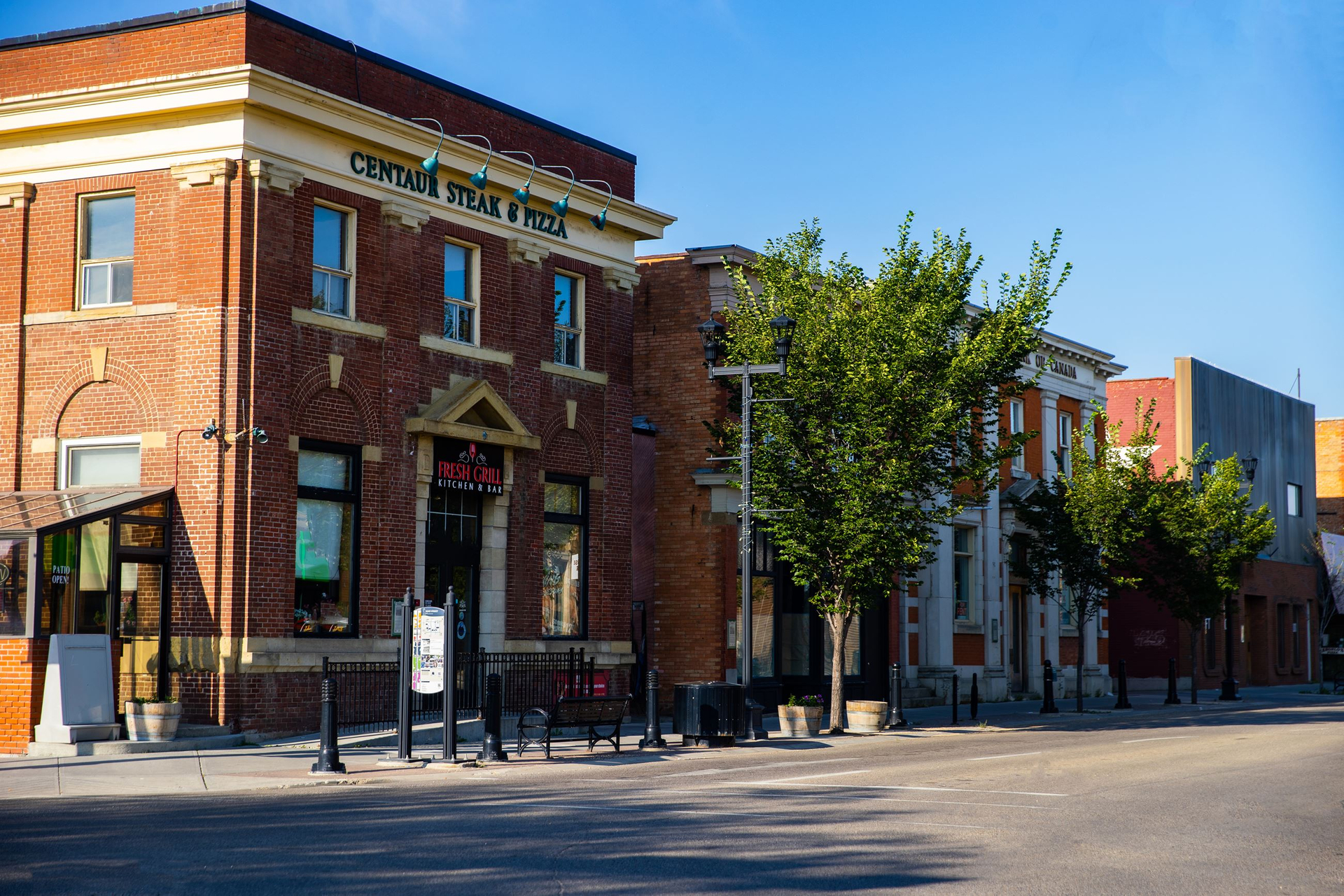 Phố trung tâm thành phố Wetaskiwin, Alberta