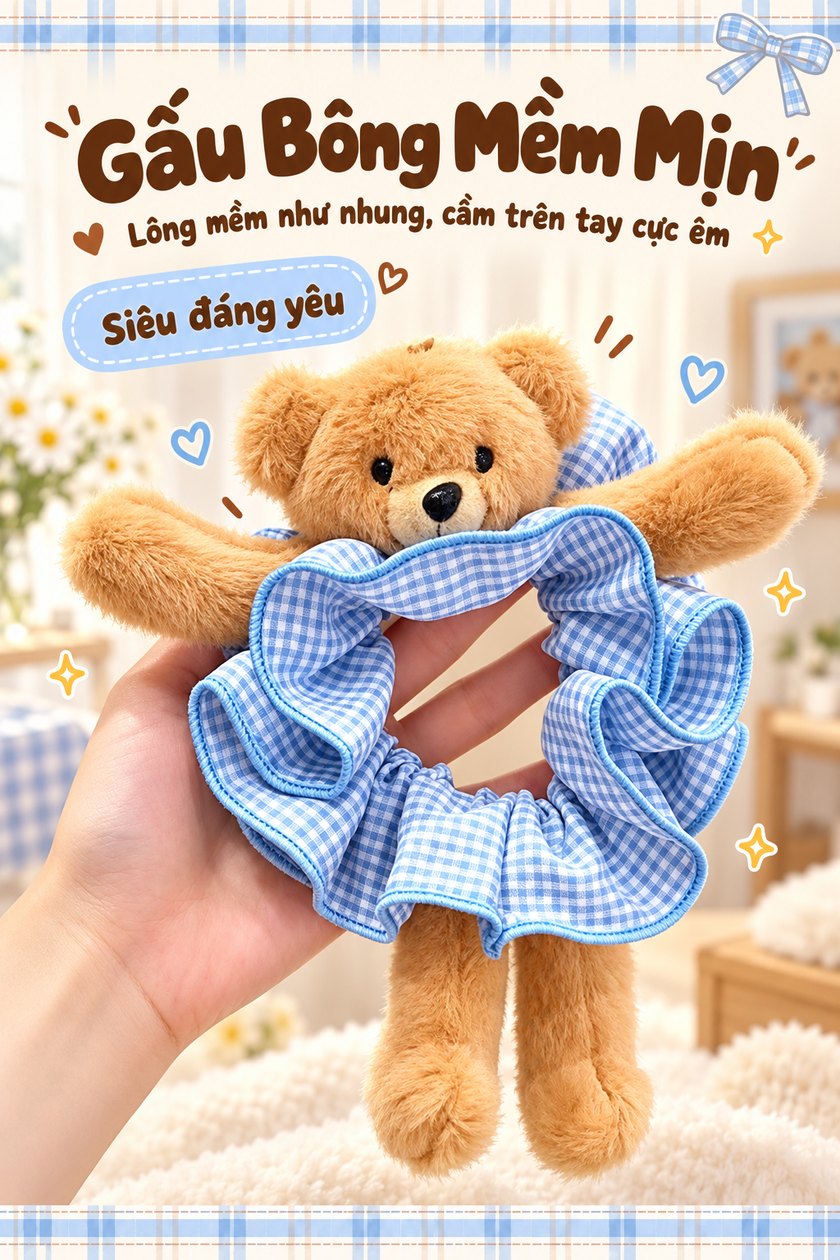 Gấu bông mềm mịn