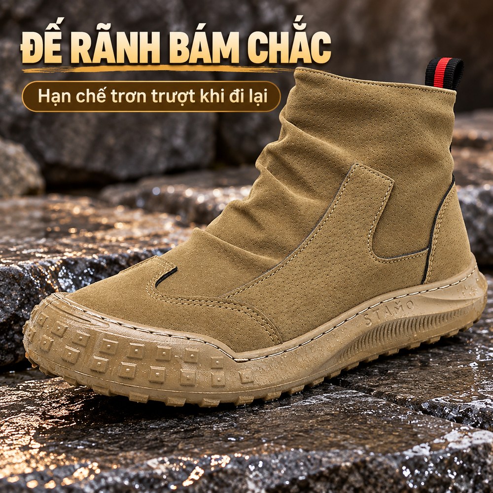 Đế rãnh bám chắc