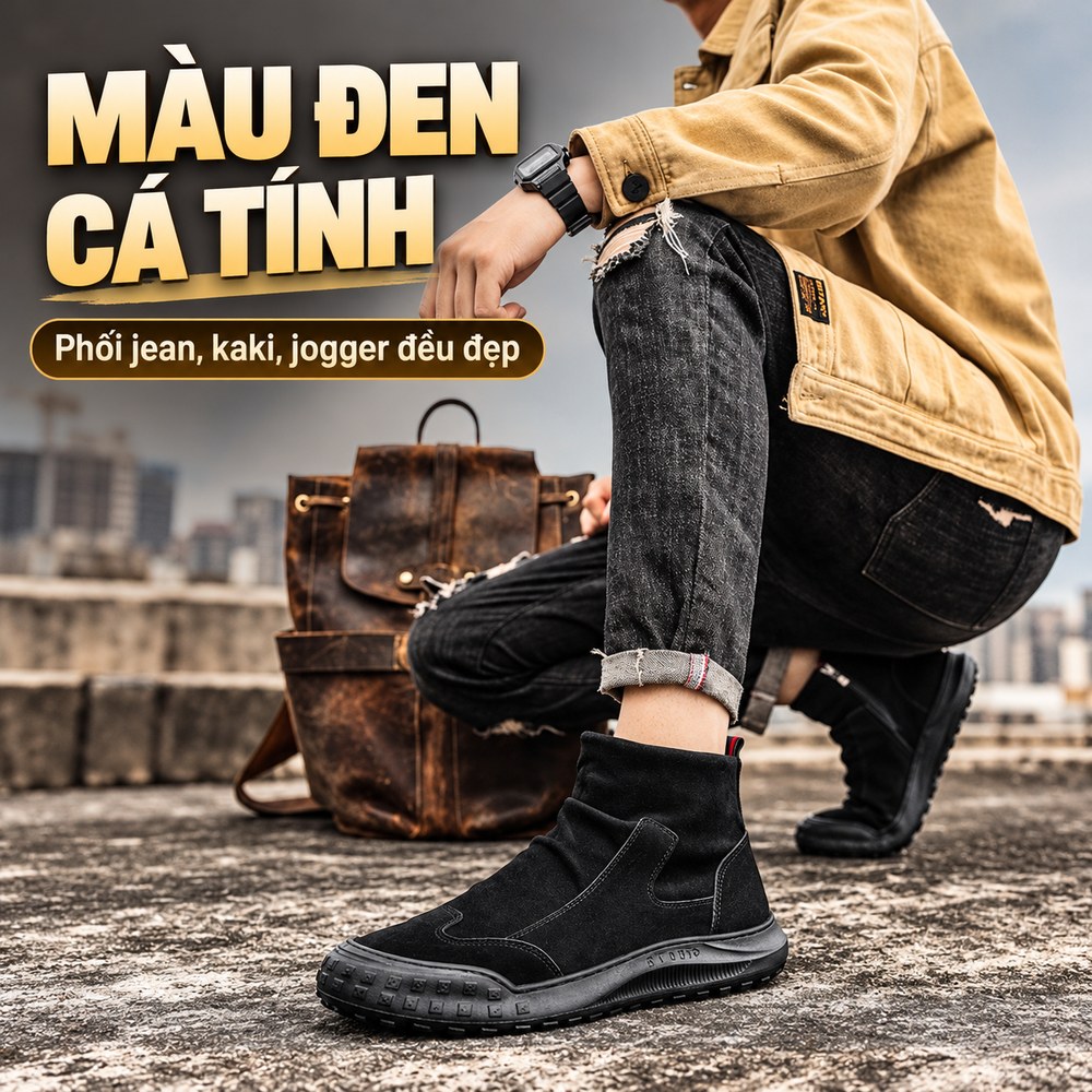 Màu đen cá tính
