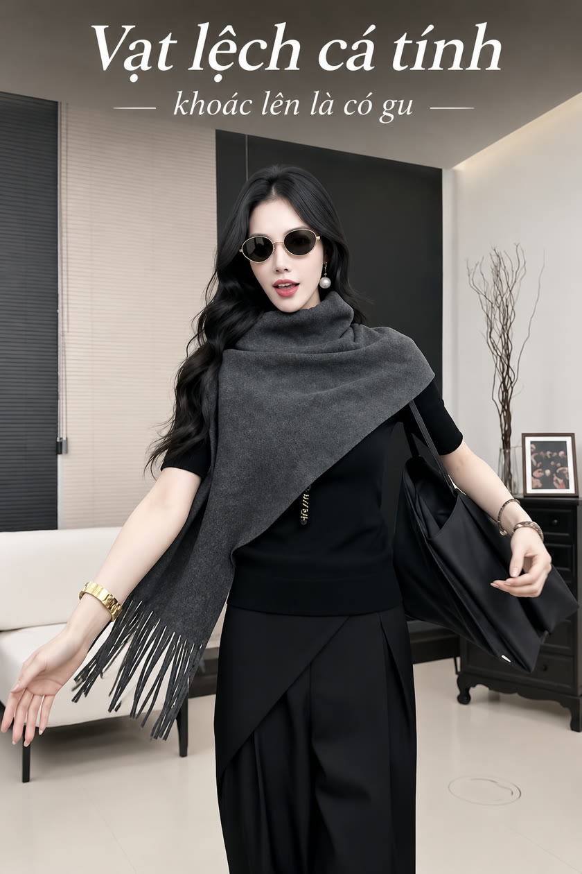 Vạt lệch cá tính