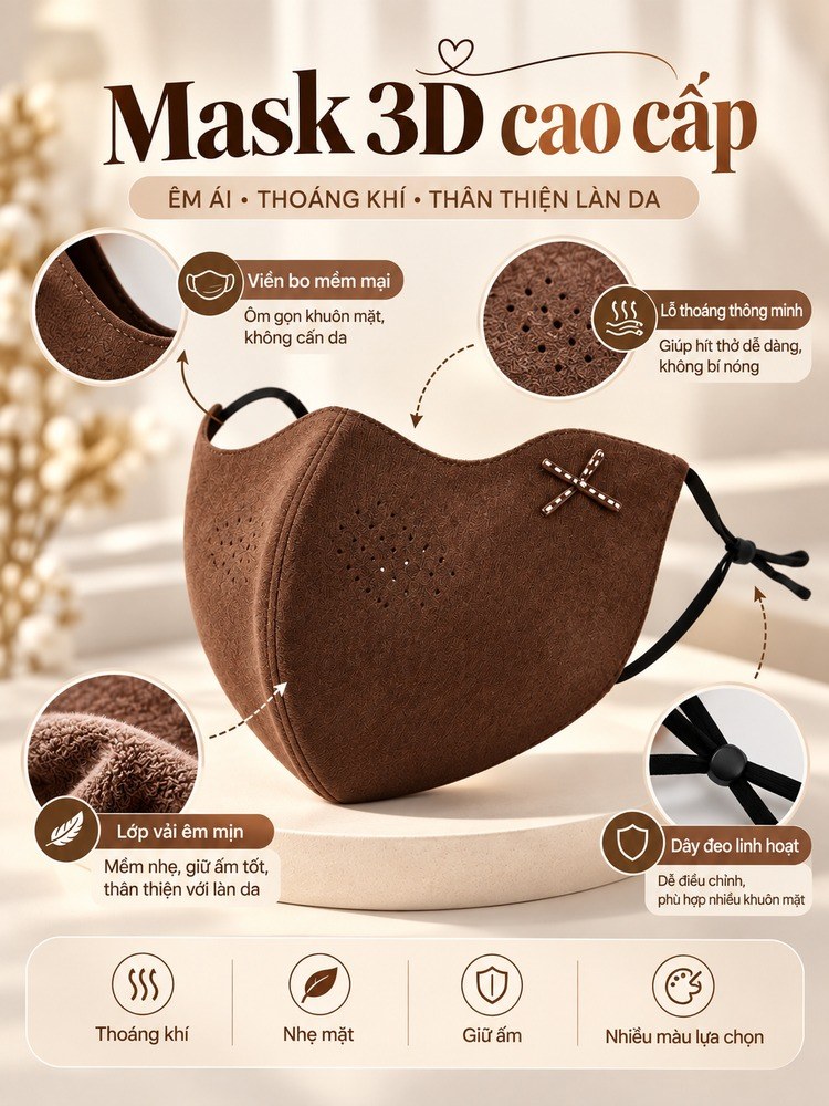 Mask 3D cao cấp