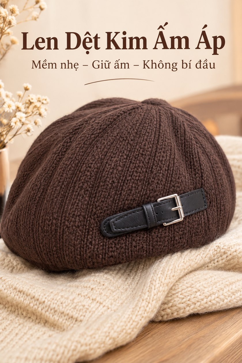 Len dệt kim ấm áp