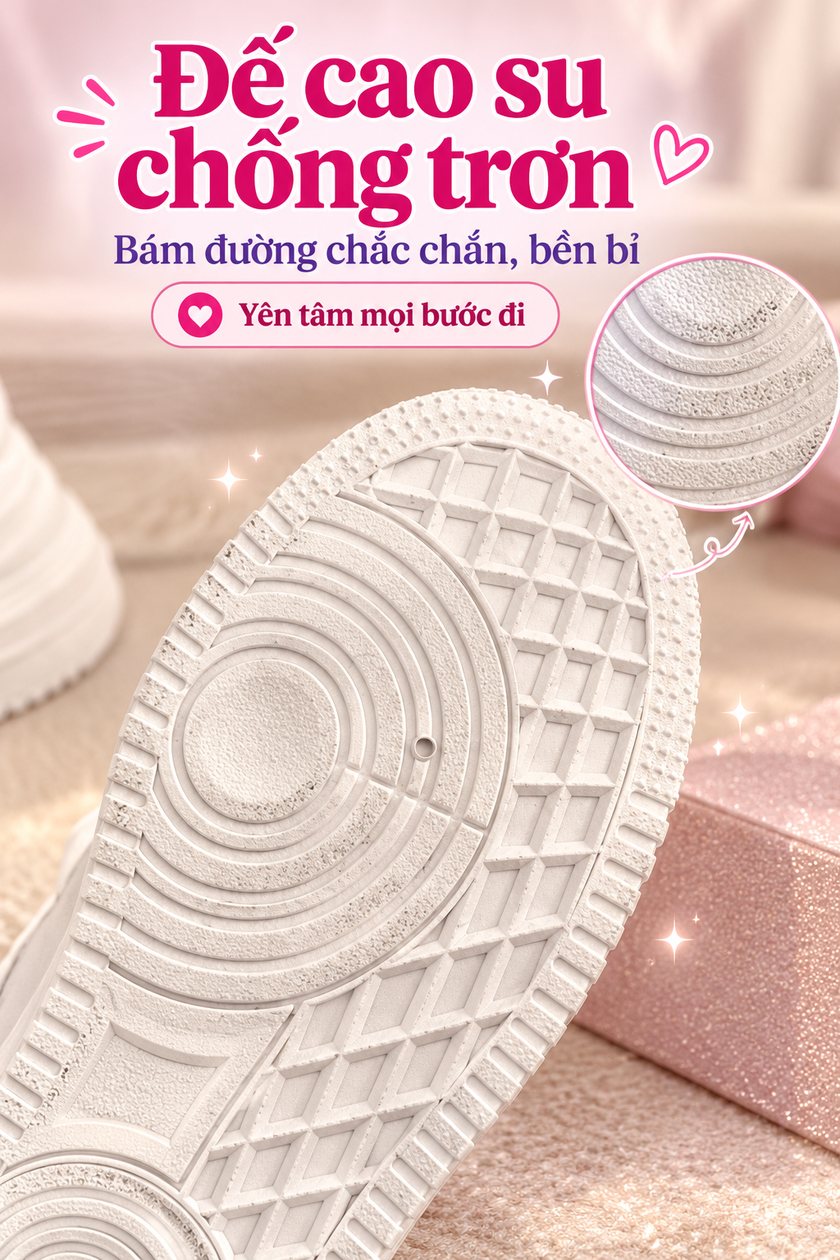 Đế cao su chống trơn