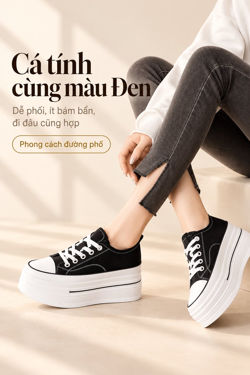 Cá tính cùng màu Đen