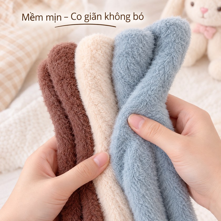 Tất Dài Giữ Ấm Chân Cho Bé