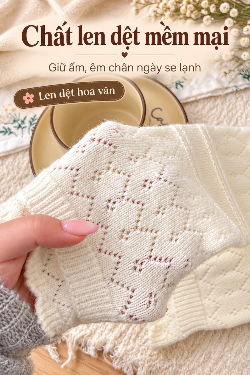 Chất len dệt mềm mại