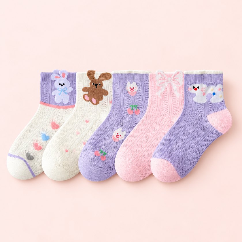 Tất Thỏ Con Pastel Cho Bé