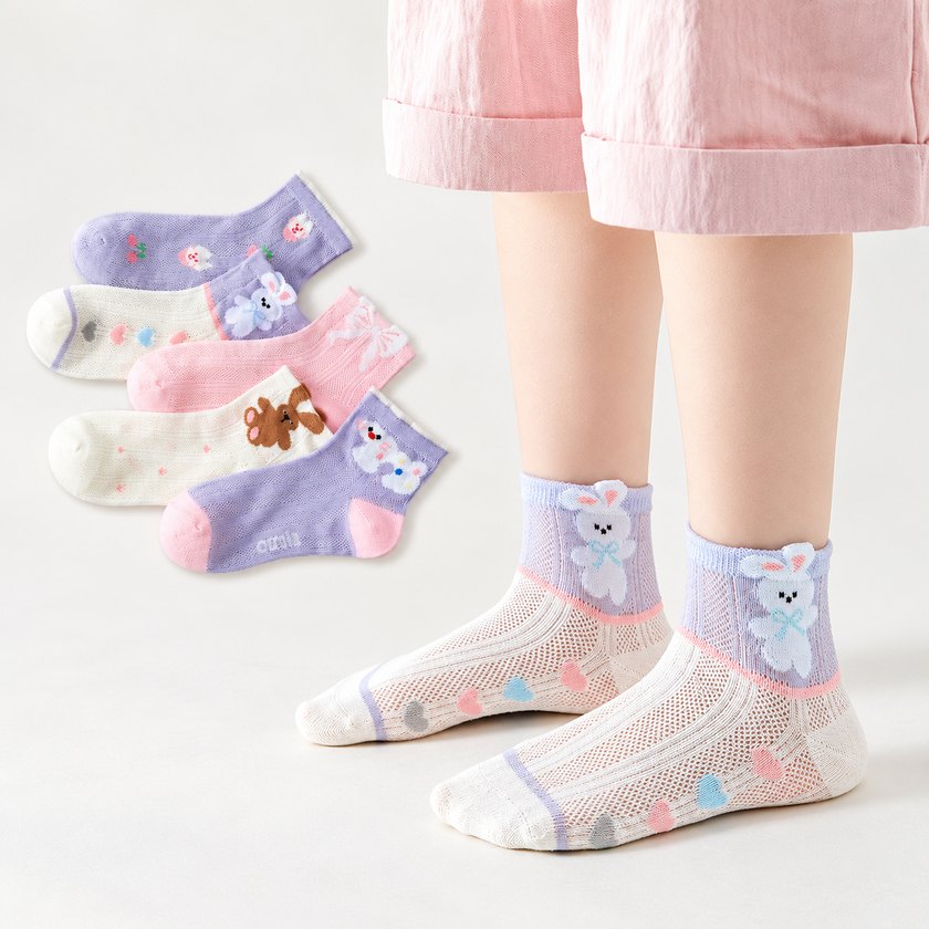 Tất thỏ con pastel