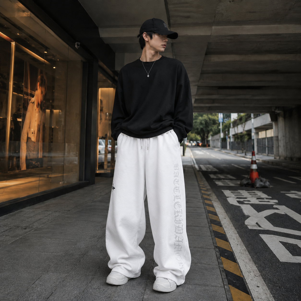 Tạo ảnh lookbook thời trang streetwear nam phong cách đô thị