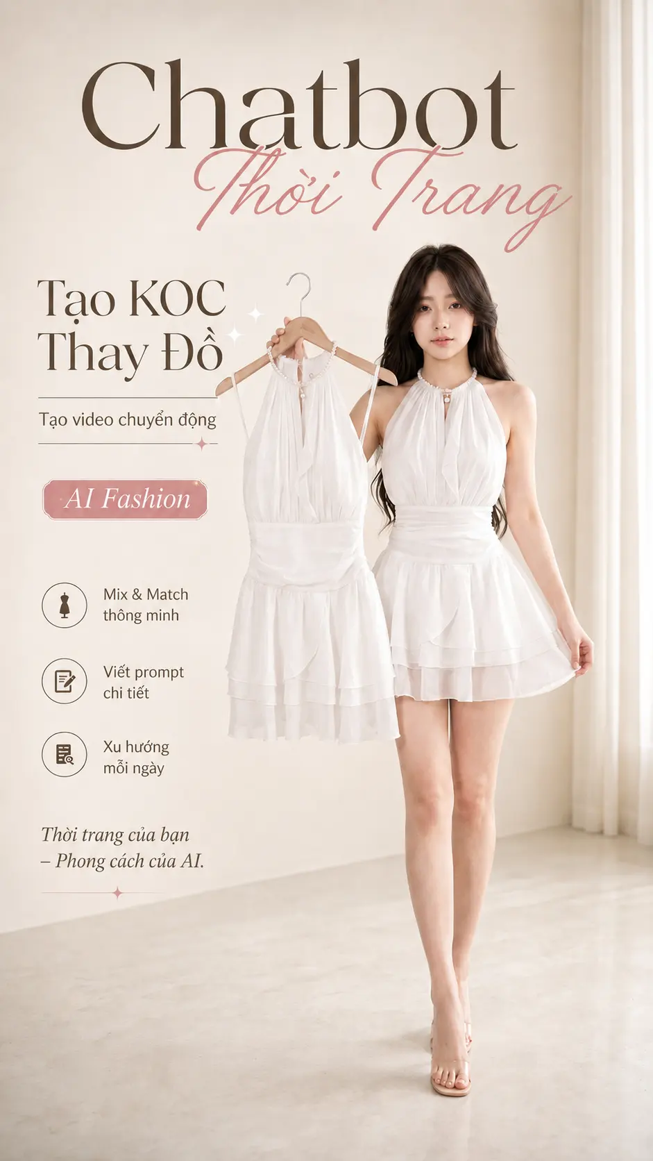 CHATBOT PROMPT THỜI TRANG NỮ CẦM SẢN PHẨM