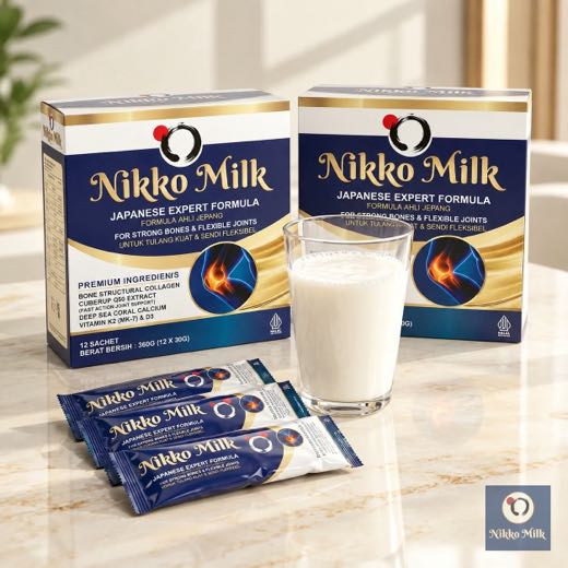 Kotak dan sachet Nikko Milk