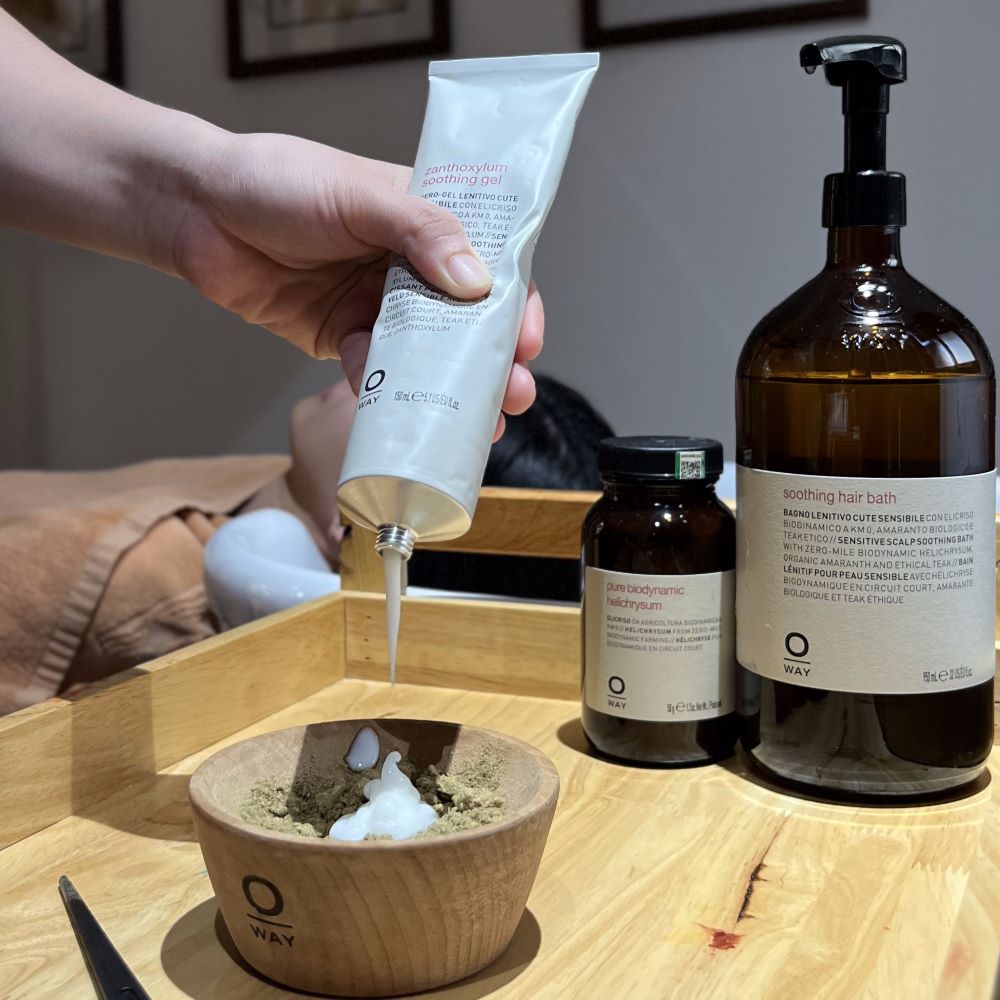 Làm sạch da đầu ngứa, rát