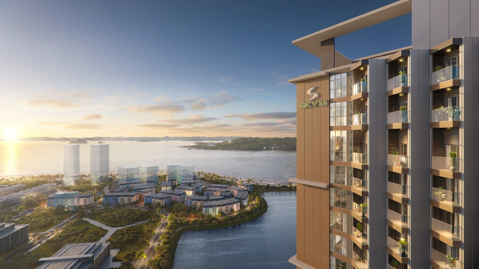 Toàn cảnh dự án căn hộ Sky M Hạ Long view biển Bãi Cháy