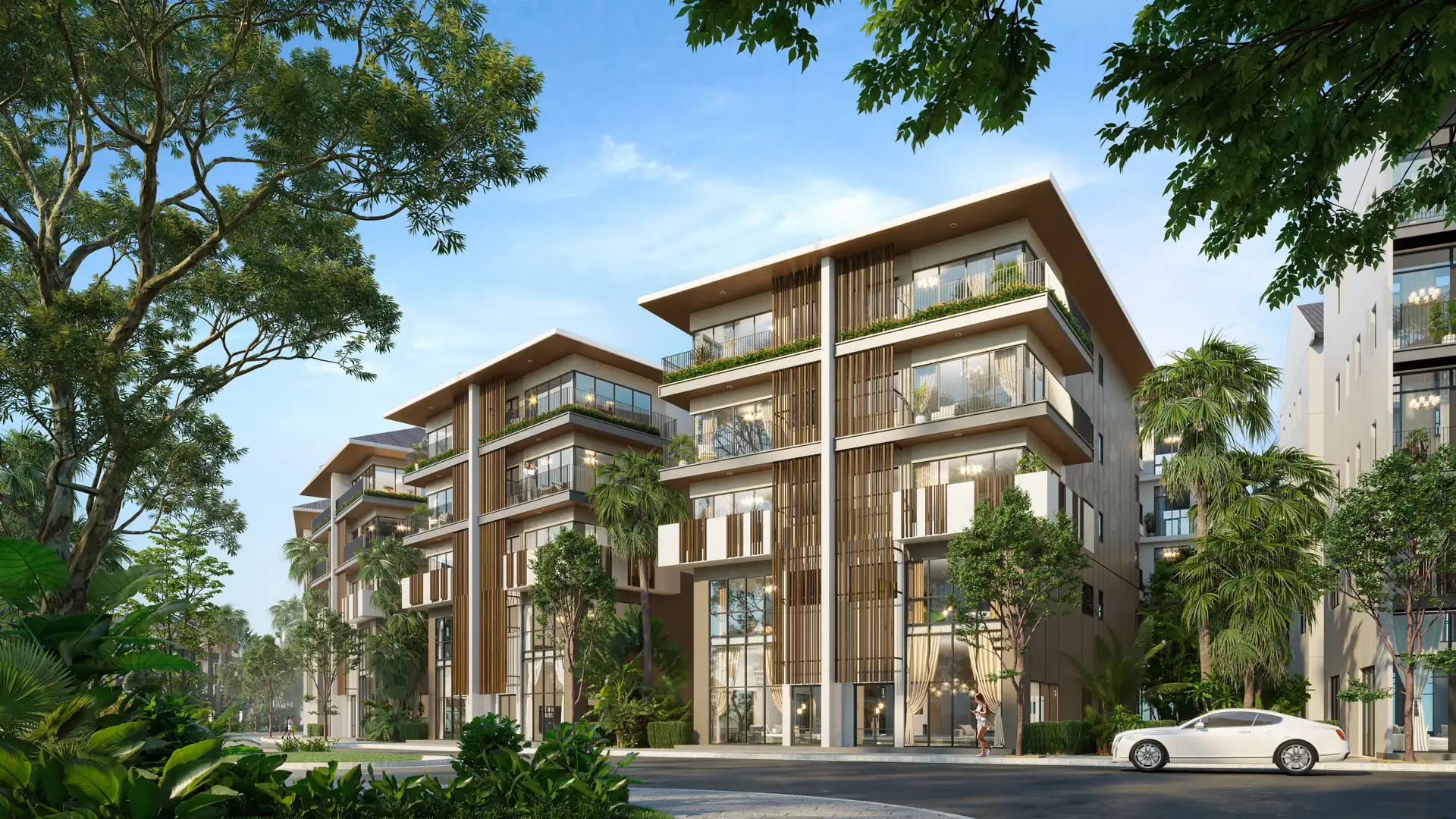 Phối cảnh biệt thự song lập Horizon Bay Hạ Long sang trọng đẳng cấp