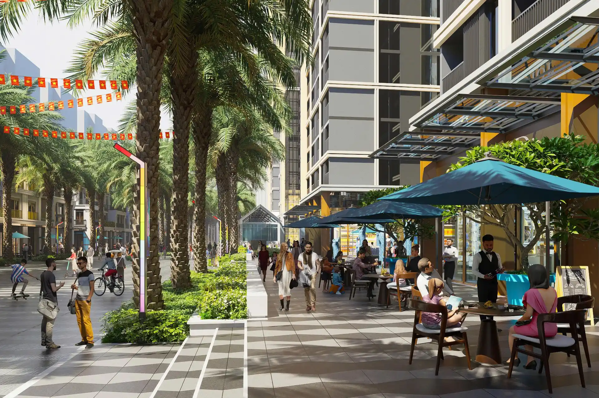 Shophouse khối đế Sun Centro Town