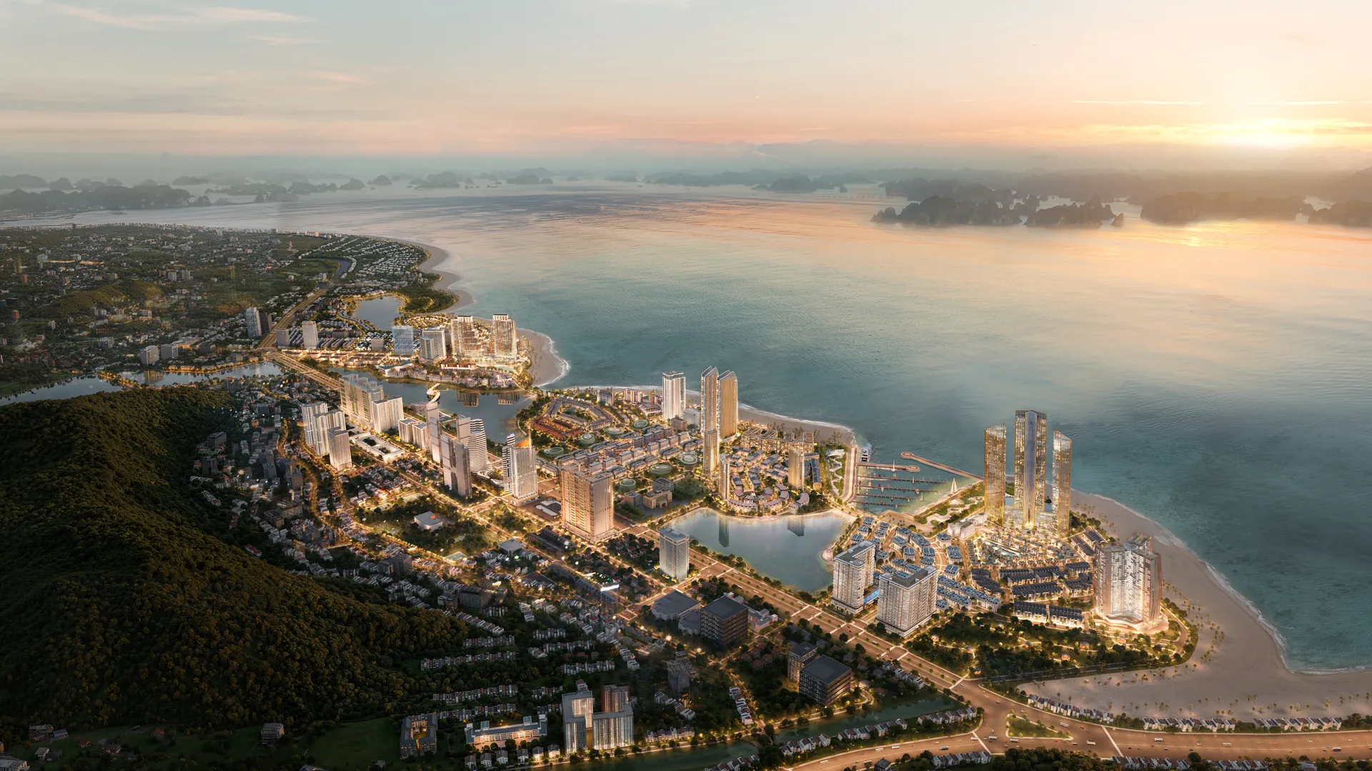 Phối cảnh ban đêm Prima Bay Hạ Long 2