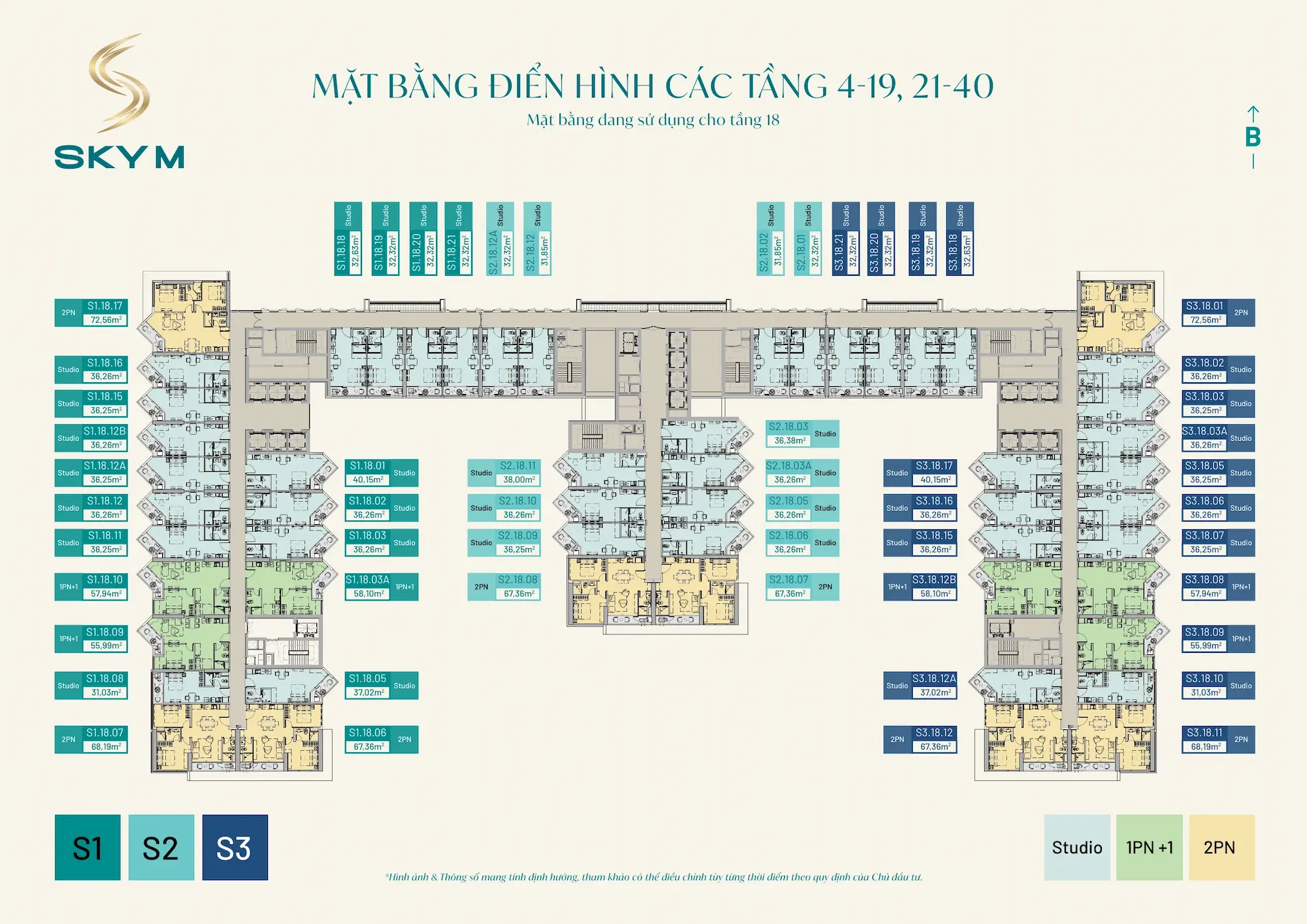 Mặt bằng căn hộ Sky M Bãi Cháy, Hạ Long