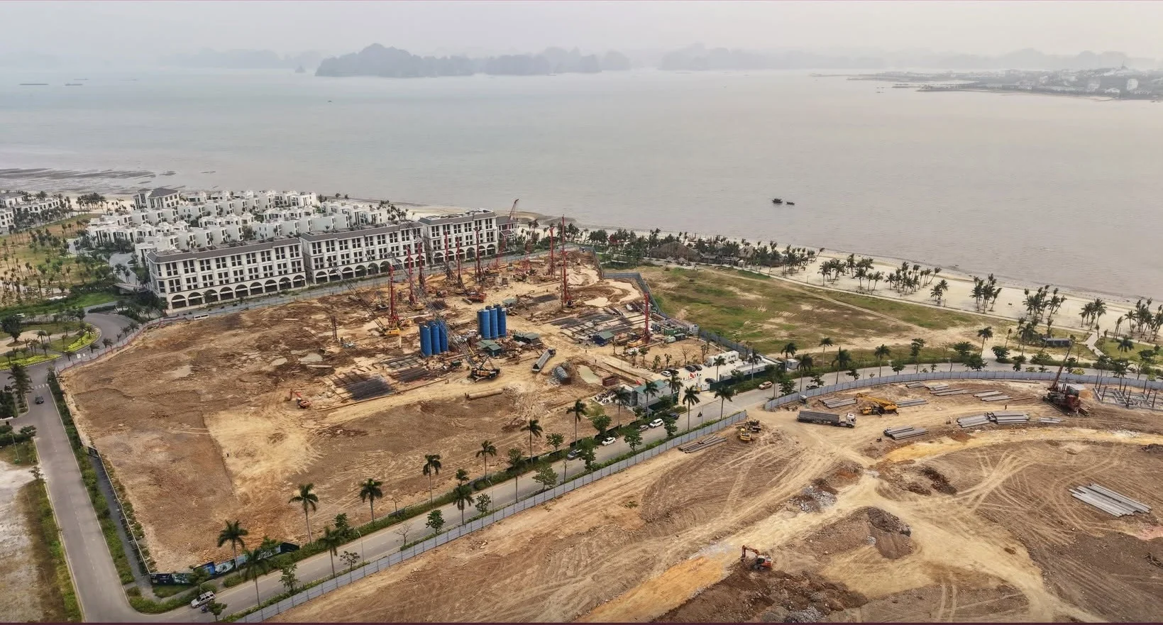 Tiến độ thực tế thi công cọc khoan nhồi dự án Aria Bay Hạ Long