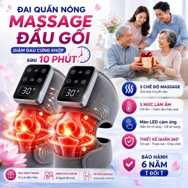 Đai massage đầu gối Zlife Z319