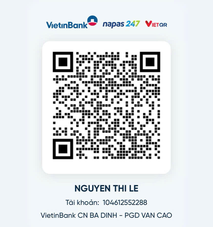 Mã QR chuyển khoản