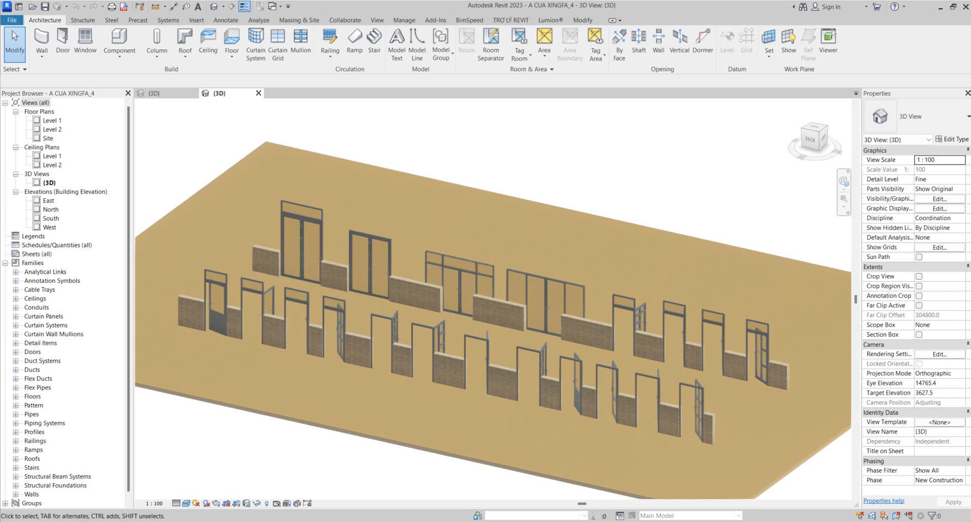 Template dự án Revit