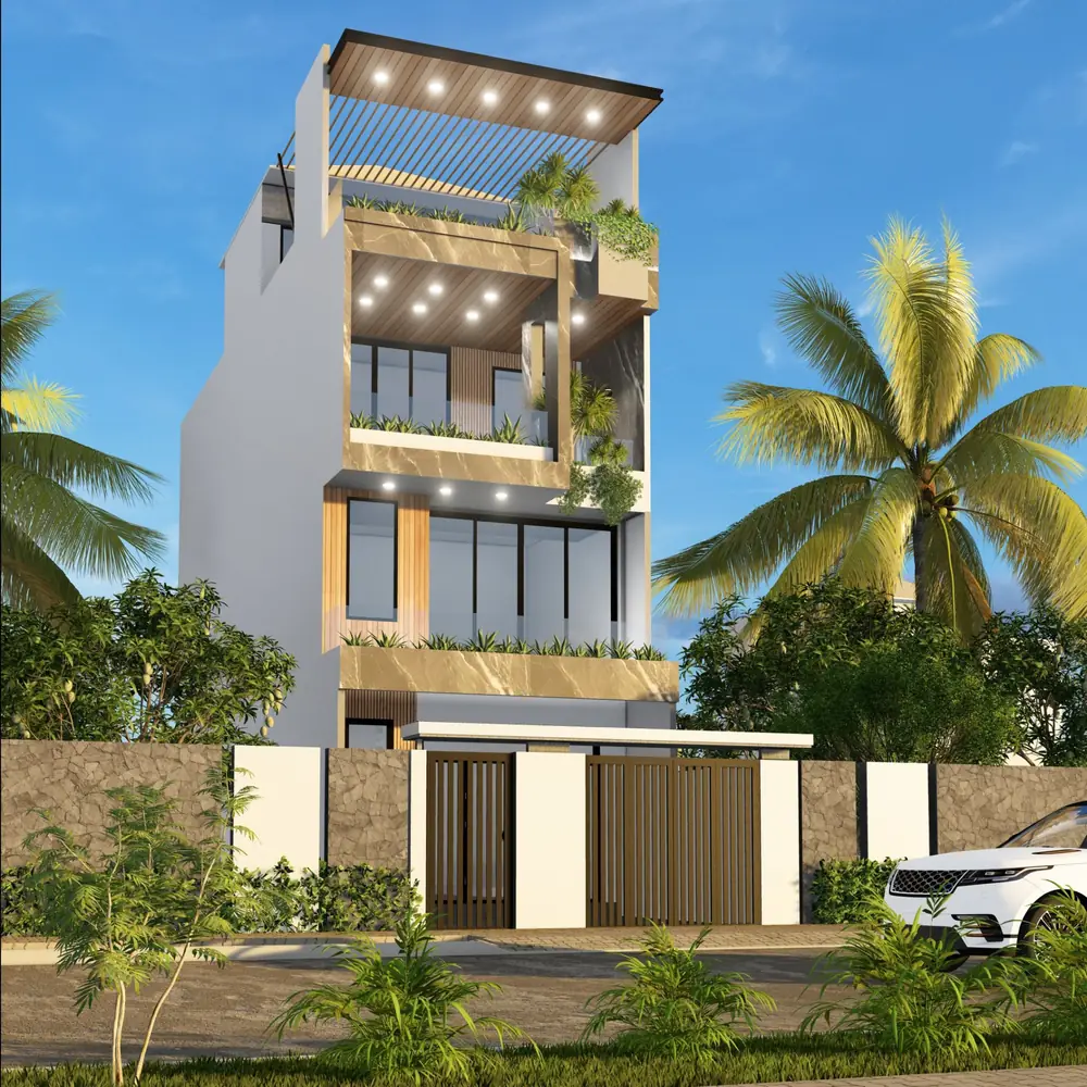 Nhà phố hiện đại