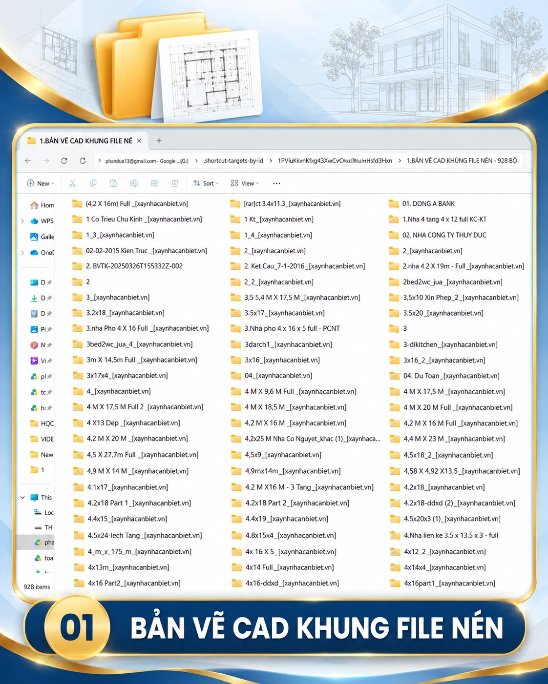 01 – Bản vẽ CAD khung file nén