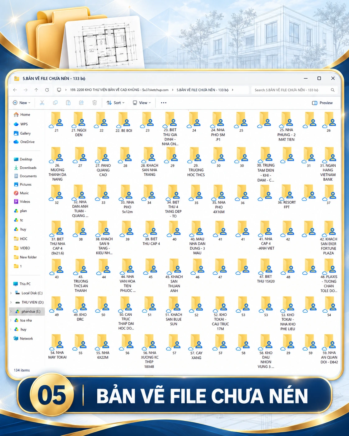 05 – Bản vẽ file chưa nén