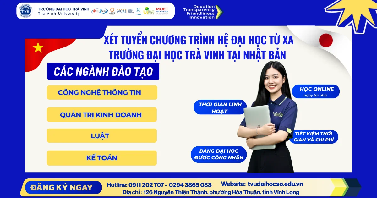 Đại học trực tuyến từ xa tại Nhật Bản